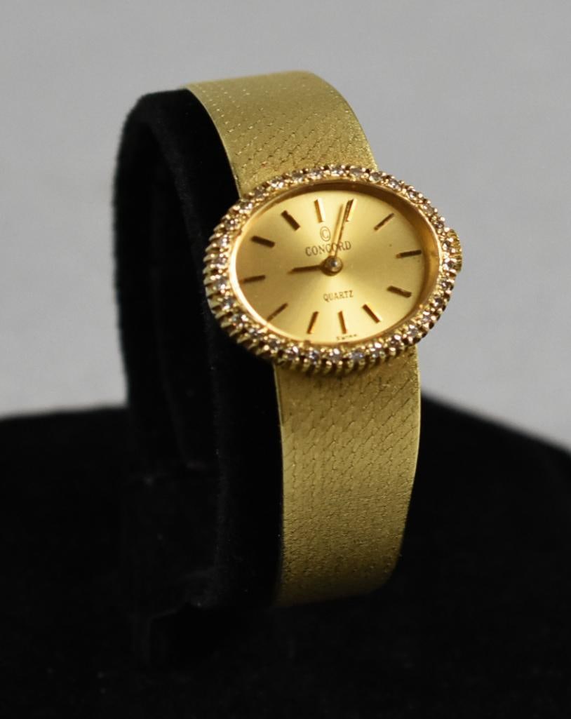 Concord 14K Gold & Diamond Ladies Watch & 14k Band (1 of 9)