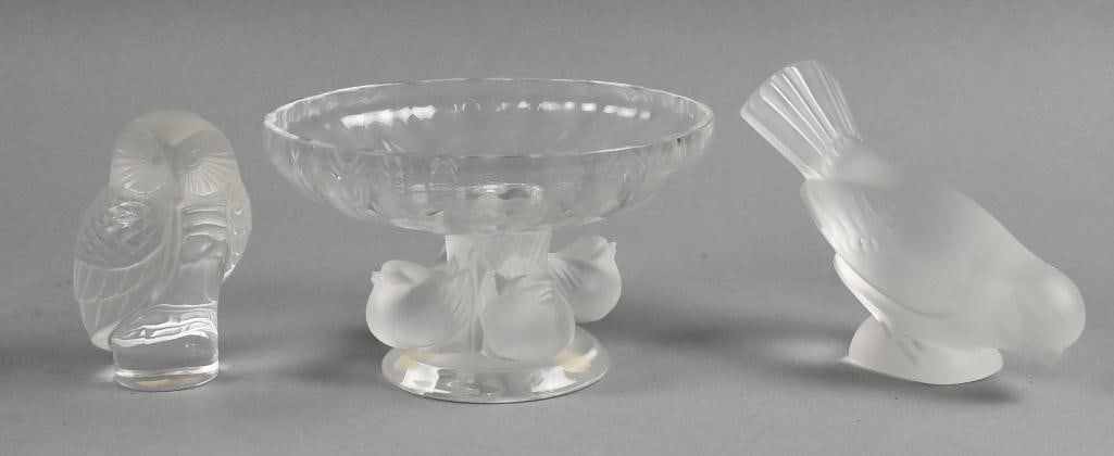 Lalique Paperweight Assortment, Trinket Dish (1 of 8)