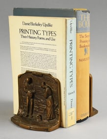 Vintage After Jean Francois Millet "Angelus" Bookends