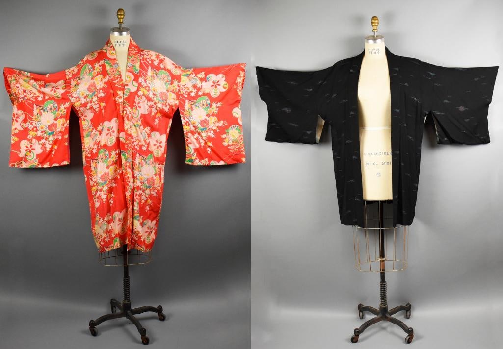 Vintage Japanese Short Length Kimonos (1 of 18)