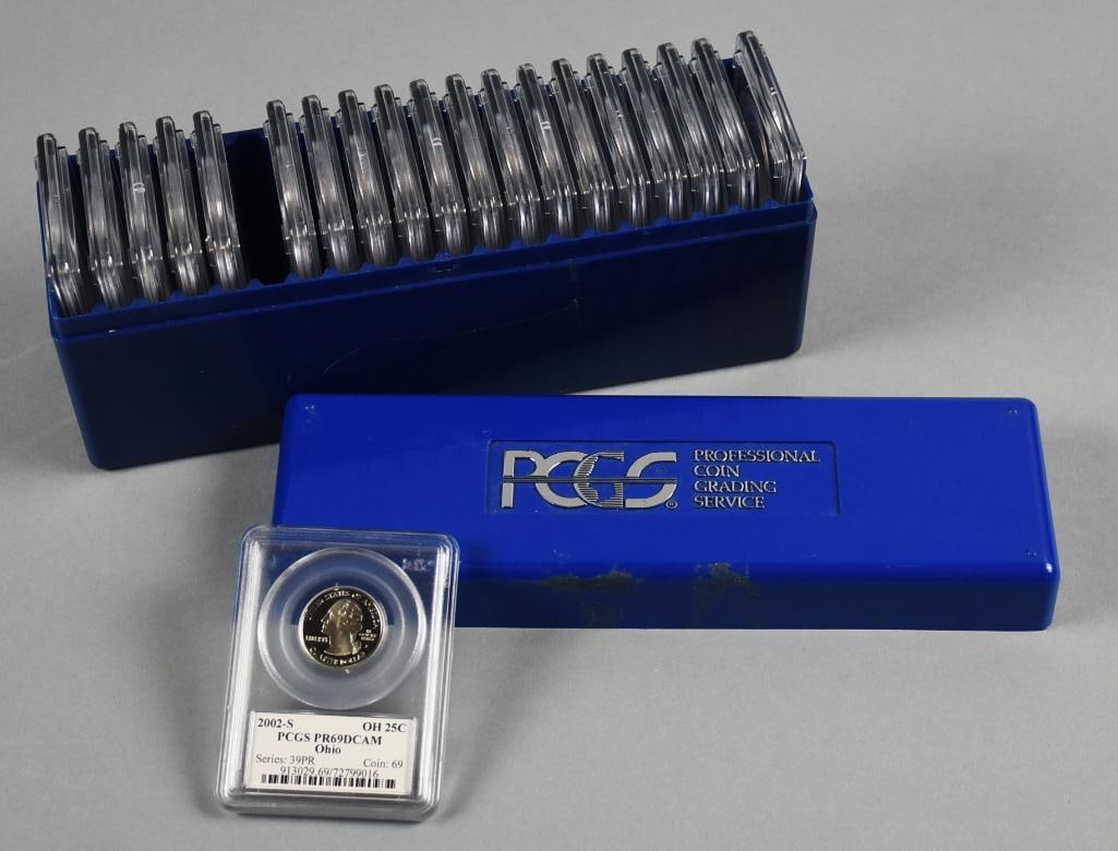 (20) 2000, 2002-03, 05 PCGS Graded State Quarters (1 of 7)