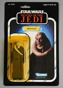 1983 Kenner Star Wars Bib Fortuna ROTJ 77A Back MOC-NOS