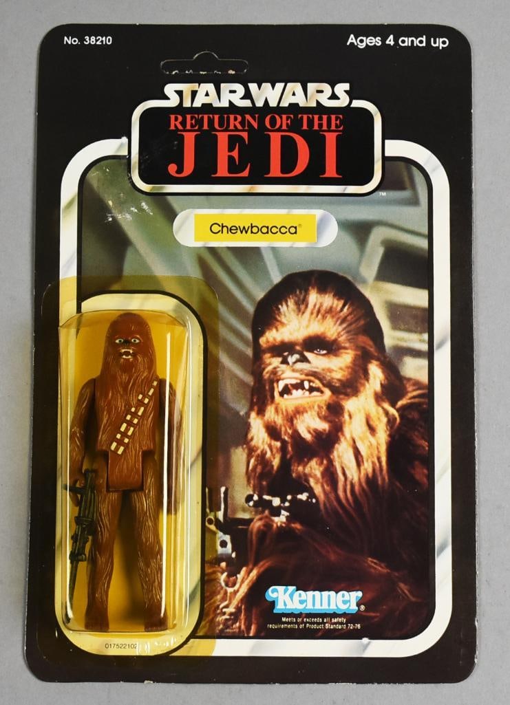 1983 Kenner Star Wars Chewbacca ROTJ 65B Unpunched MOC-NOS (1 of 5)