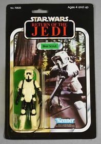 1983 Kenner Star Wars Biker Scout ROTJ 65 B MOC-NOS