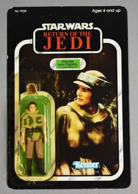1983 Star Wars Princess Leia (Poncho) ROTJ 77A-Unpunched-NOS