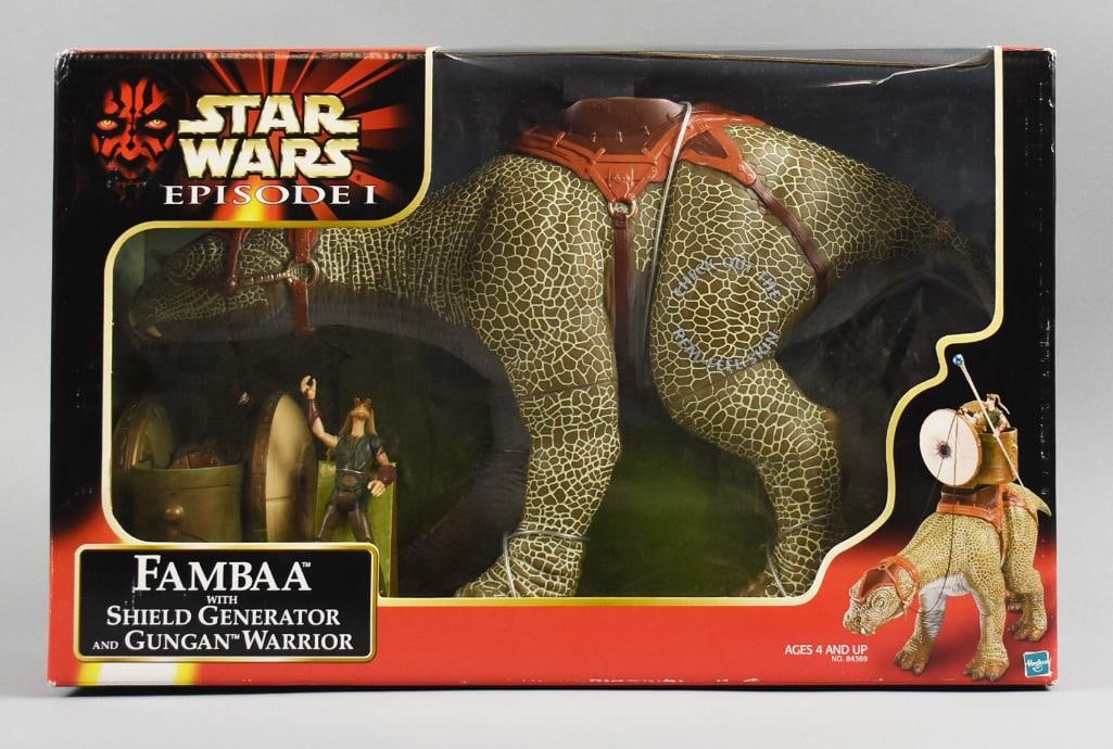 1999 Hasbro Star Wars Episode 1 Fambaa Playset-MIB-NOS (1 of 3)