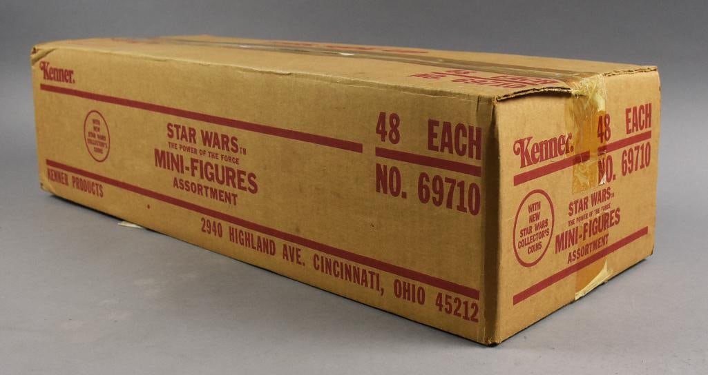 1985 Kenner Star Wars Power of the Force, EMPTY Shipping Box: Lot is a 1985 Kenner Star Wars Power of the Force, EMPTY Shipping Box. Single owner collection from the largest toy collector on the West Coast.
