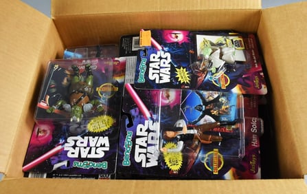 (43) 1993-94 JusToys Inc, Star Wars Bendems-MOC-NOS