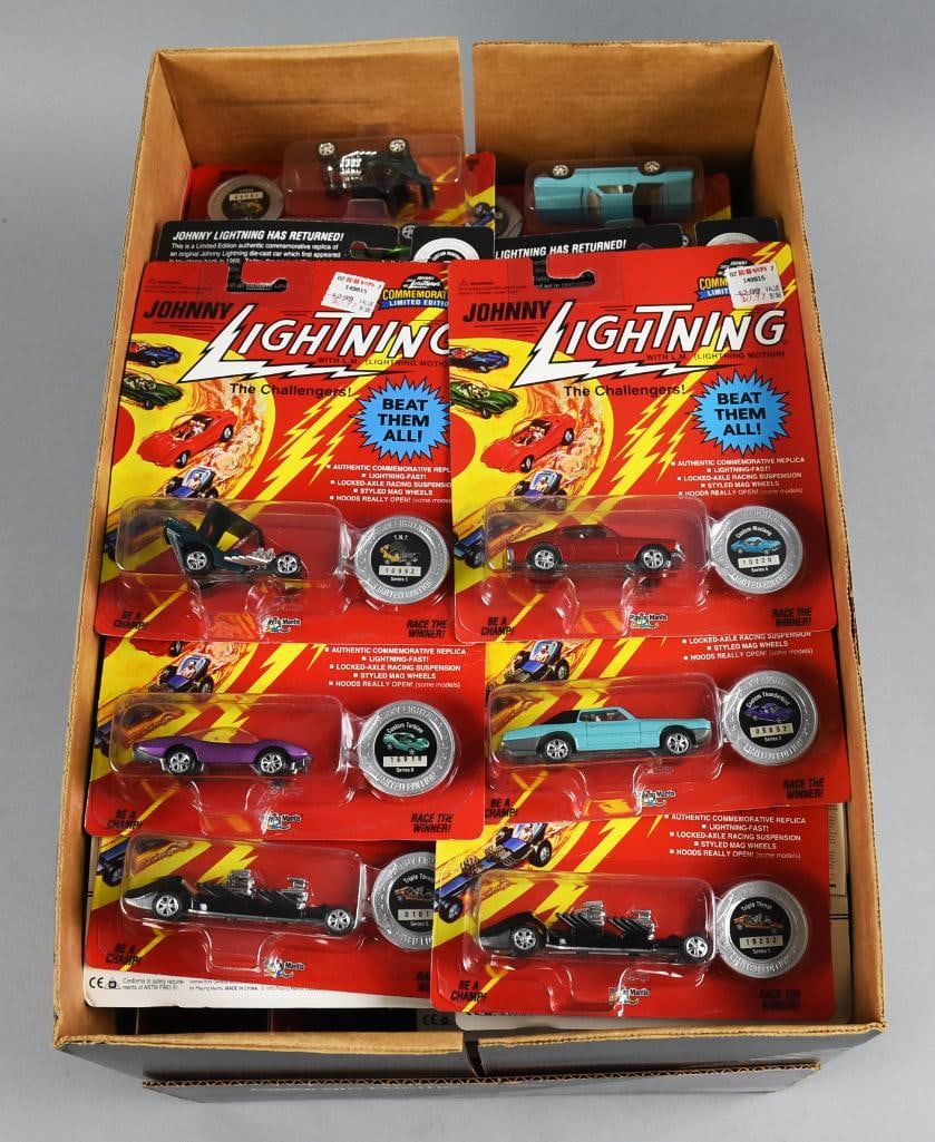 (74) 1995 Johnny Lightning Assortment, Unsorted - MOC-NOS (1 of 4)