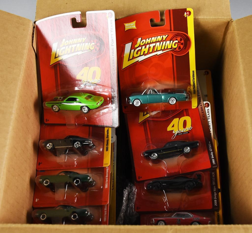 (63) 2000s Johnny Lightning Assorted Die-Cast-MOC-NOS (1 of 3)