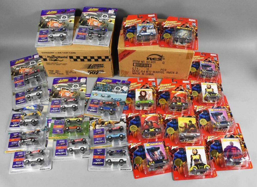 (2) Johnny Lightning-RC2 Assorted Die-Cast Factory Cases-NOS (1 of 3)