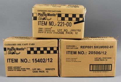 1990s-00s Johnny Lightning Assorted-Factory Cases-MOC-NOS