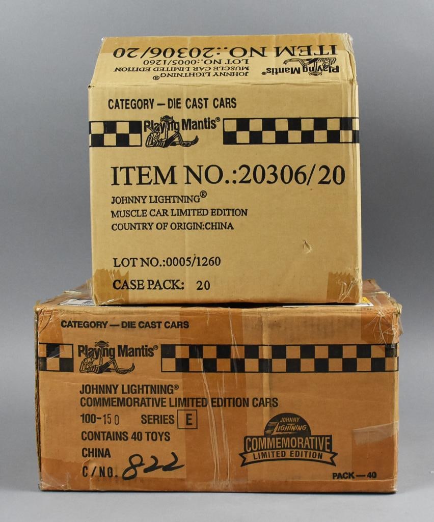 (54) 1990s Johnny Lightning Muscle & Ltd Ed-Factory Cases-NOS (1 of 5)
