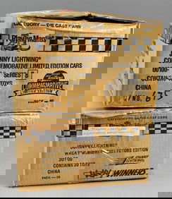 Johnny Lightning Wacky Winners & LE-Orig Shipping Cases-NOS