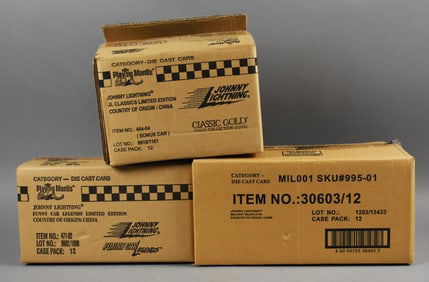 1990s-00s Johnny Lightning Assorted-Factory Cases-MOC-NOS