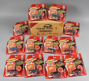 (12) 2005 Johnny Lightning Poker Exclusives Die-Cast-MOC-NOS