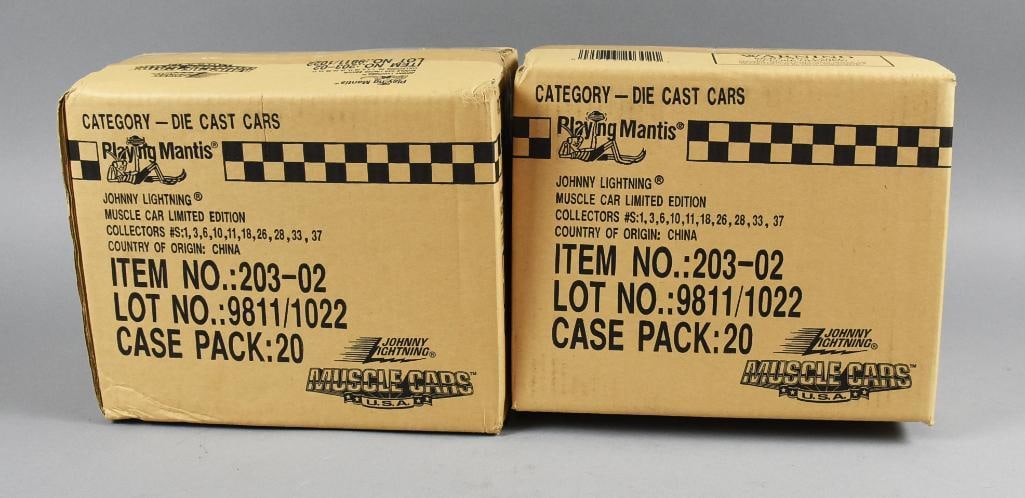 Johnny Lightning Factory Sealed Cases Ltd Ed Muscle Cars NOS (1 of 3)