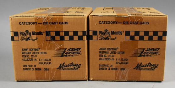 Johnny Lightning Factory Sealed Cases LE Mustang Classics-NOS