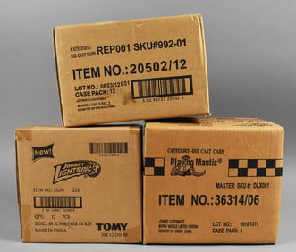 2000 Johnny Lightning Factory Cases, Two Sealed-MOC-NOS