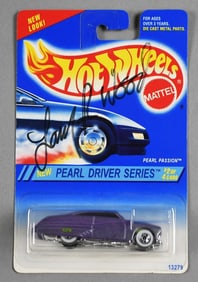 1994 Mattel Hot Wheels Larry Wood Signed Pearl Passion NOS