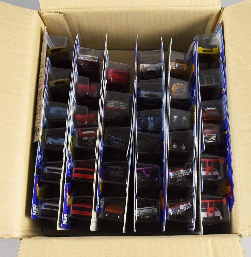 2000s Mattel Hot Wheels Die-Cast Factory Case-MOC-NOS (1 of 5)