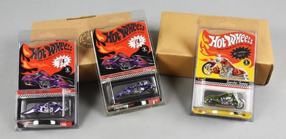 (3) 2005 Mattel Hot Wheels Ltd Ed RLC PLUS - MOC-NOS