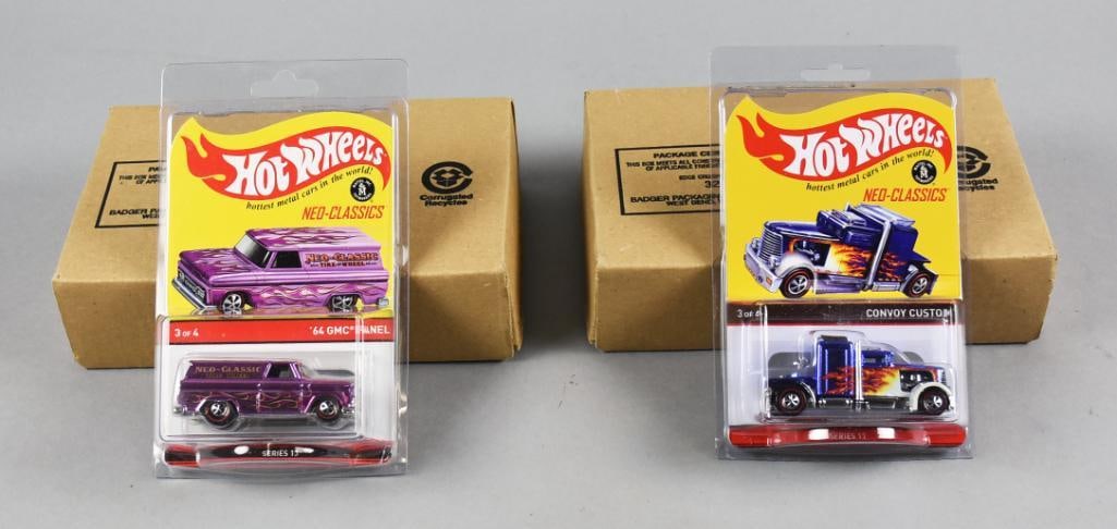 (2) 2013-14 Hot Wheels Ltd Ed Neo-Classics-MOC-NOS (1 of 4)