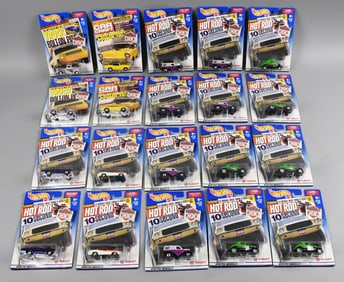 (20) 2000 Mattel Hot Wheels Magazine Selections-MOC-NOS