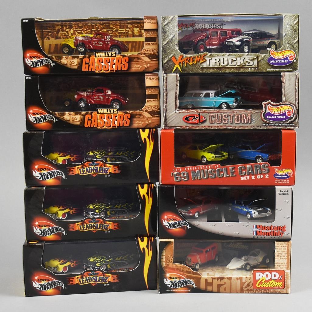 (10) 1998-2000 Mattel Hot Wheels Two Pack 1:64 MIB-NOS (1 of 3)
