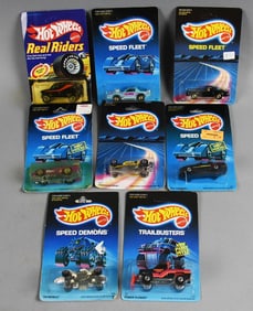 (8) 1980s Mattel Hot Wheels Vintage Assortment-MOC-NOS