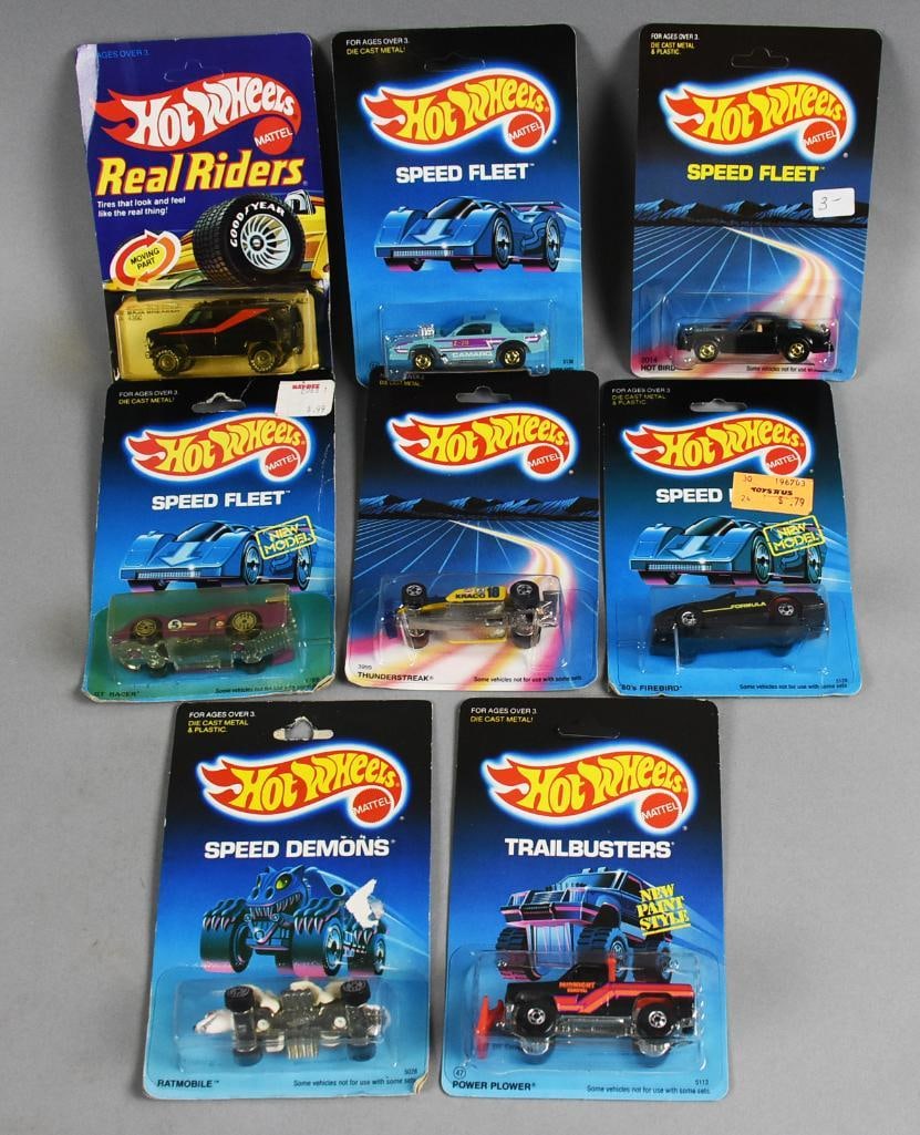 (8) 1980s Hot Wheels Vintage Assortment MOC-NOS (1 of 4)
