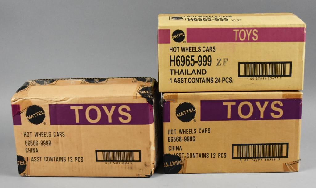 2002, 2004 Mattel Hot Wheels Factory Shipping Cases-NOS (1 of 4)