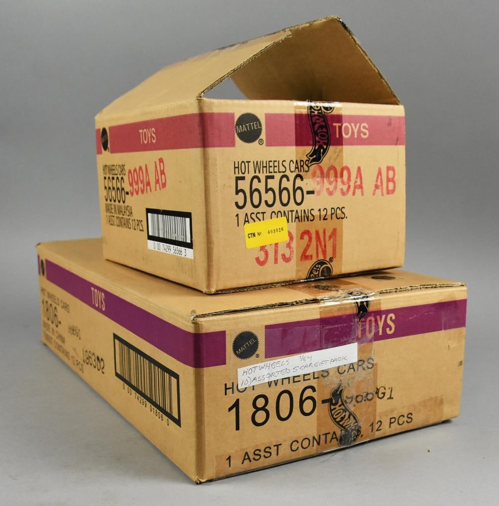 1990s-00s Mattel Hot Wheels Factory Shipping Cases-MOC-NOS (1 of 8)