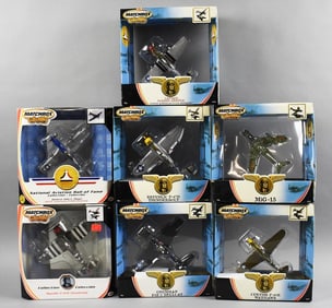 (7) 2002-04 Mattel Matchbox Collectibles Military Aircraft-NOS