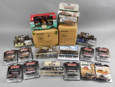 (26) 2000s Greenlight Assorted Die-Cast Factory Cases-MIP-NOS