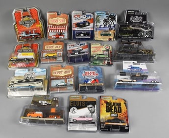 (17) 2000s Greenlight Exclusives Cars Die-Cast - MOC-NOS