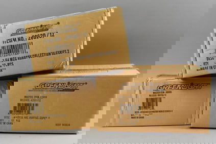 (3) 2000s GreenLight Factory Cases & One Sealed-MIP-NOS