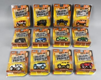 (12) 2005 Dub City Jada Toys Die-Cast Cars MOC-NOS