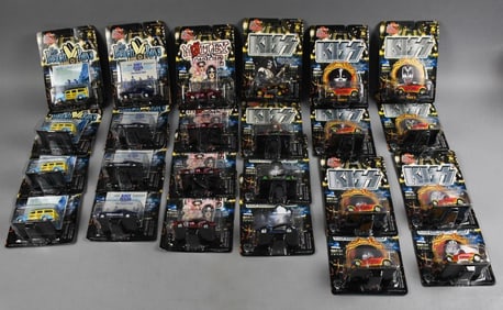 (24) 1999 Rock and Roll Die-Cast Cars Racing Champions MOC-NOS