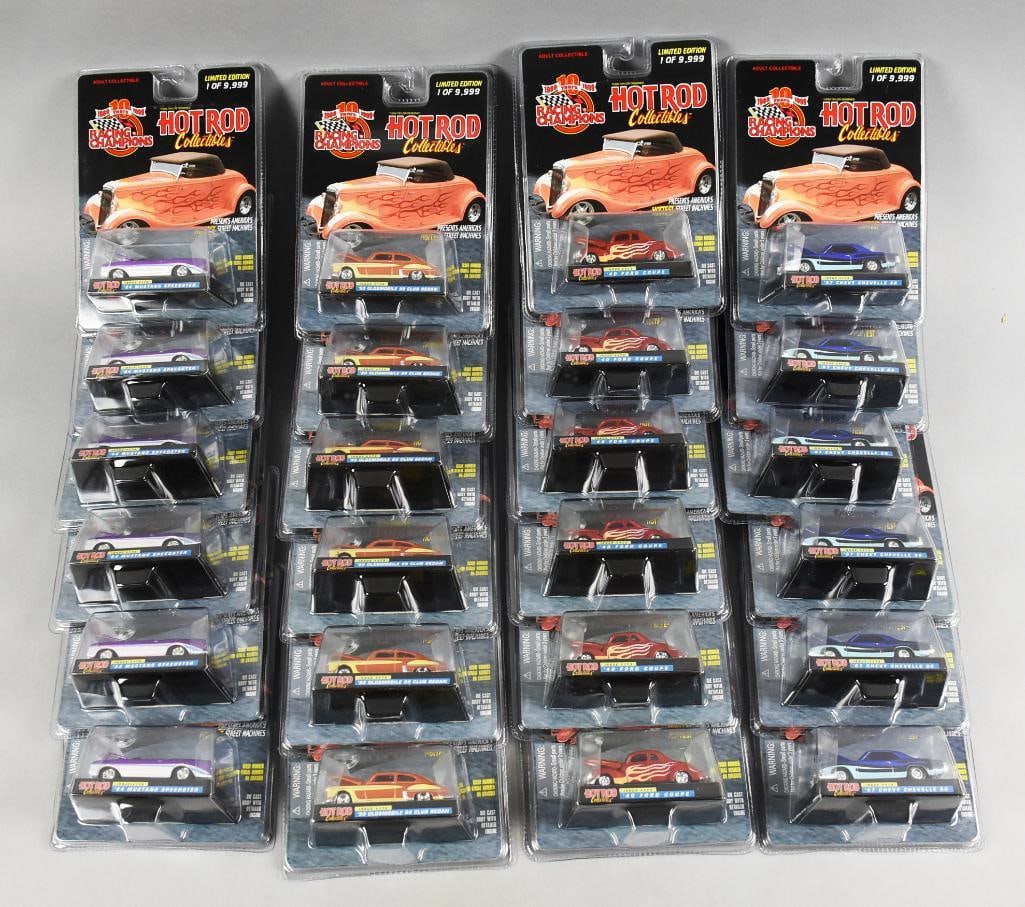 (24) 1999 Hot Rod Magazine Die-Cast Cars Racing Champions -MOC-NOS (1 of 5)