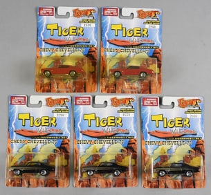 (5) 2000 Tiger Wheels Chevy Chevelle '70 Ltd Ed-MOC-NOS