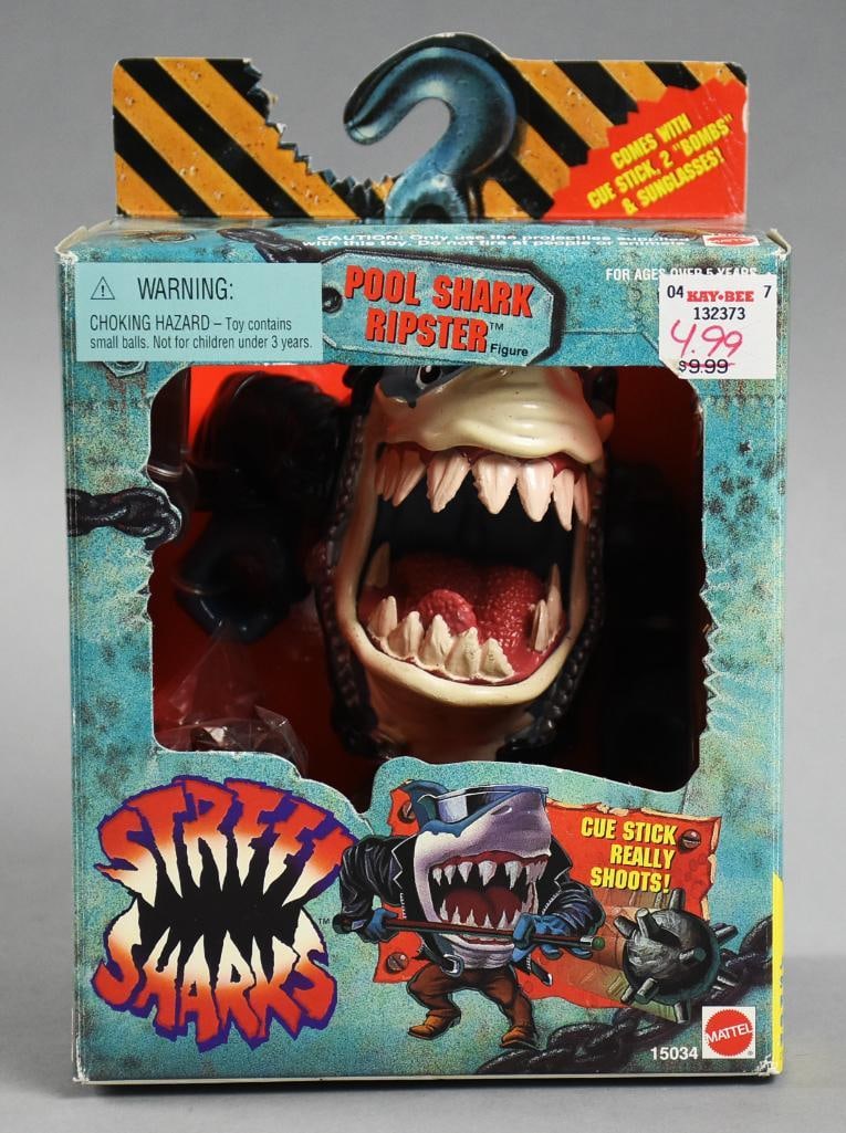 1995 Mattel Street Sharks Pool Shark Ripster - MIB-NOS (1 of 3)