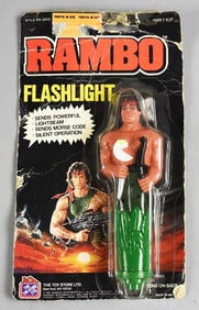 1985 The Toy Store Limited Rambo Flashlight - MOC