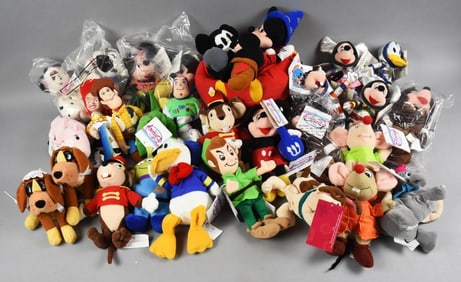 (27) The Disney Store Plush Character Dolls-MWT-NOS