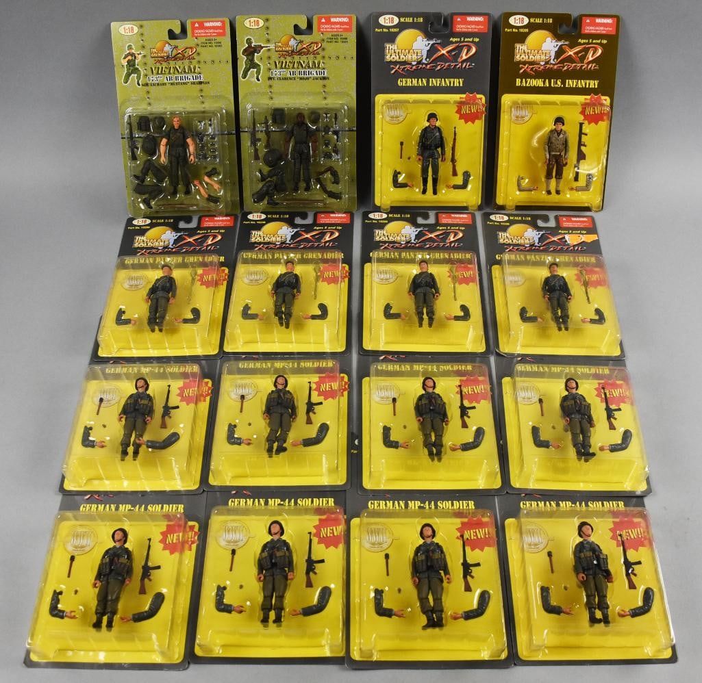 (15) 2000s Ultimate Soldier X-Treme Detail 1:18-MOC-NOS (1 of 3)