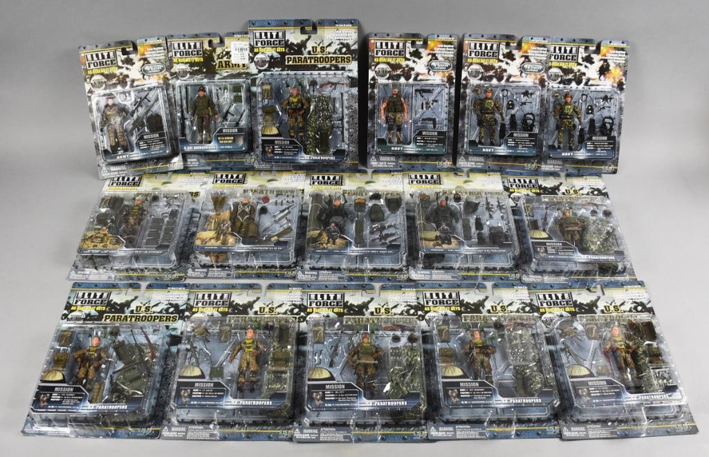 (16) 2000s BBI Elite Force Action Figures w/ Accessories-NOS (1 of 3)