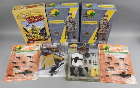 (7) 1990s-00s 21st C Toys Ultimate Soldier Variety-MIP-NOS