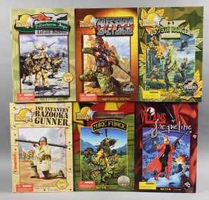 (6) 2000s 21st C Toys Ultimate Soldier 12" Figures-MIB-NOS