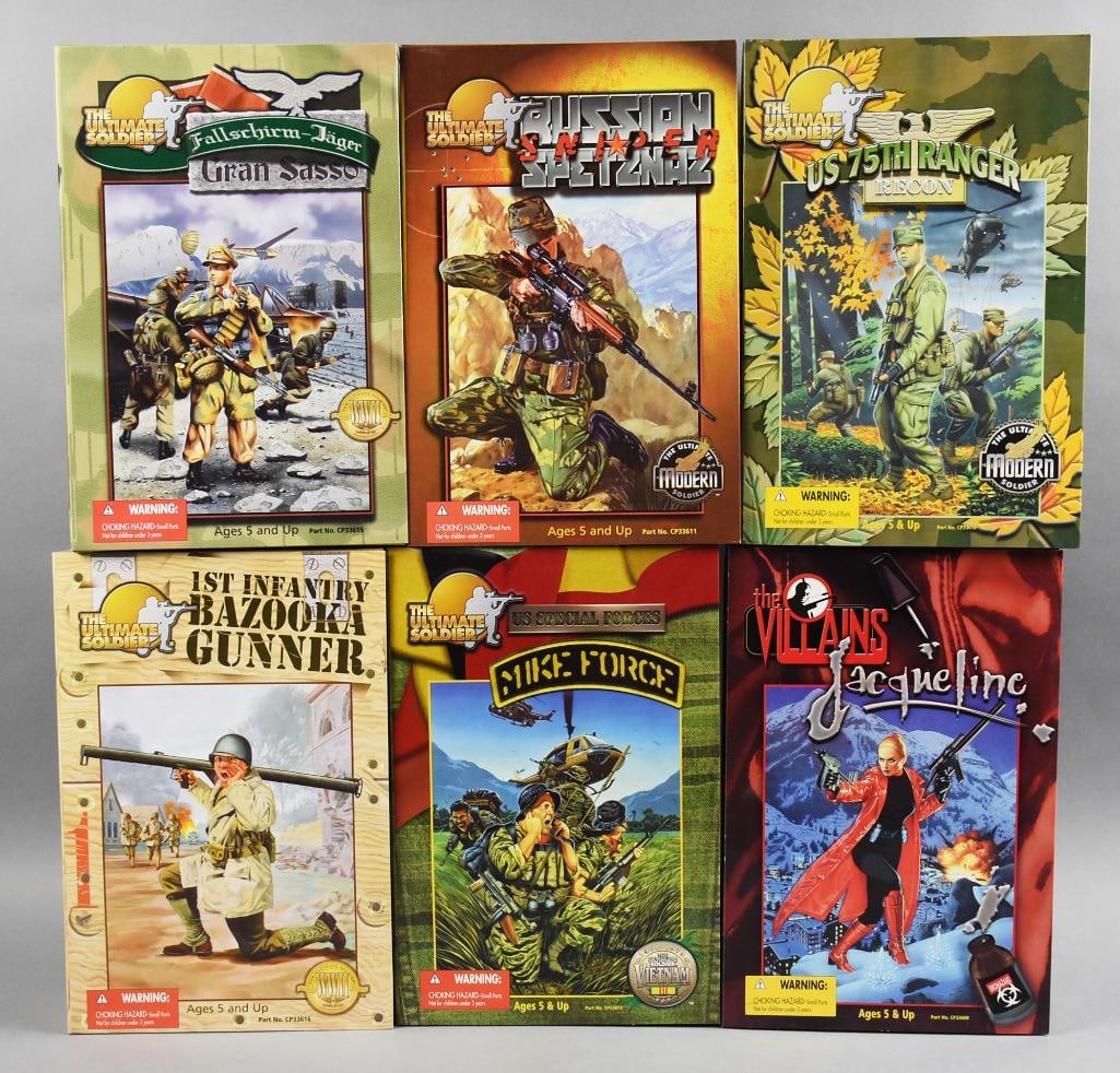 (6) 2000s 21st C Toys Ultimate Soldier 12" Figures-MIB-NOS (1 of 4)