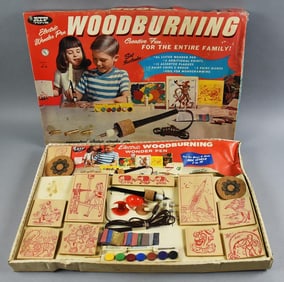 c1960 ATF Toys Electric Woodburning Wonder Pen, Original Box